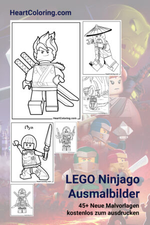 Kostenlose druckbare LEGO Ninjago-Malvorlagen