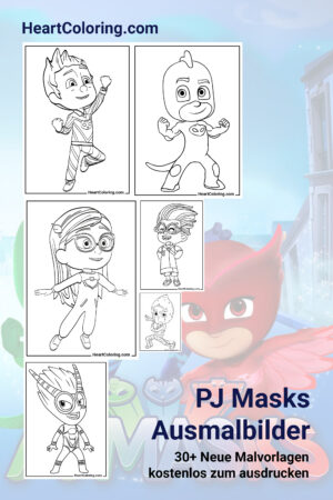 PJ Masks Ausmalbilder Kostenlose