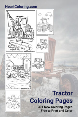 Tractor Coloring Pages