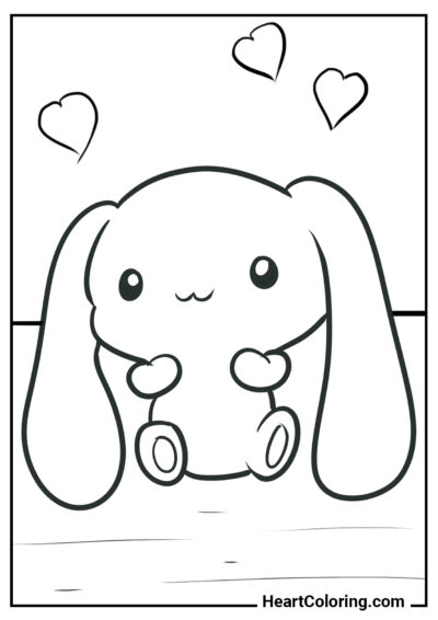 Cinnamoroll bonito - Dibujos de Cinnamoroll para Colorear