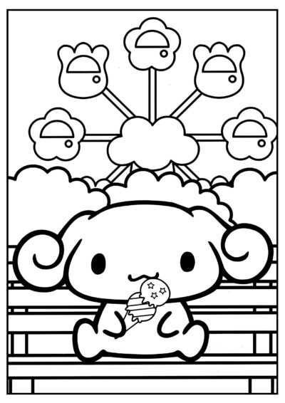 Parc d’attractions - Coloriage Cinnamoroll