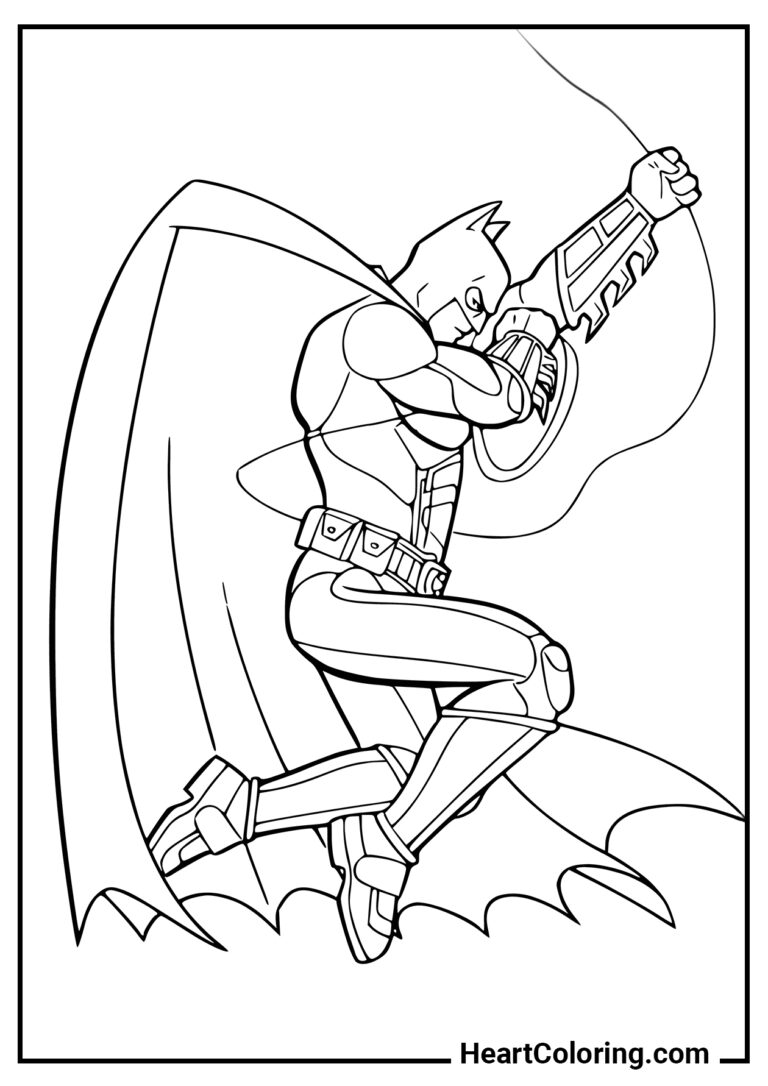 Coloring Pages of Superheroes to Print on A4 | HeartColoring