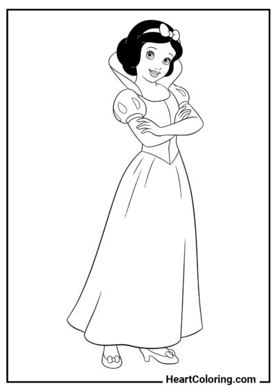 Snow White - Disney Princess Coloring Pages