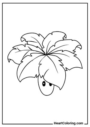 Coloring Pages Plants vs. Zombies to Print on A4