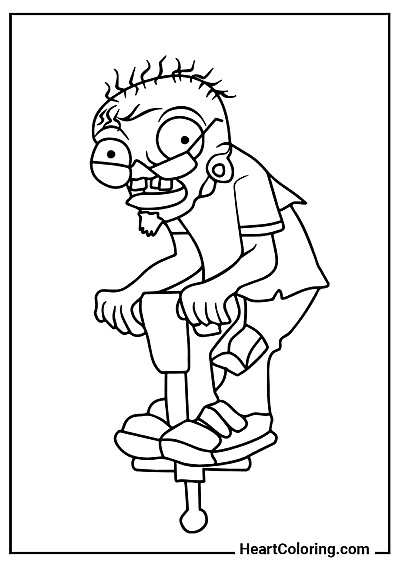 Zumbi do Pogo Zumbi do Pogo — ideal para pintar em casa ou escola