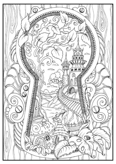Magic world - AntiStress Coloring Pages