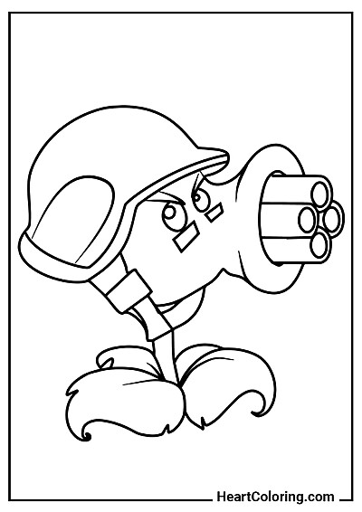 Dzielny Grochostrzel Dzielny Grochostrzel — rozwijająca kolorowanka dla dzieci