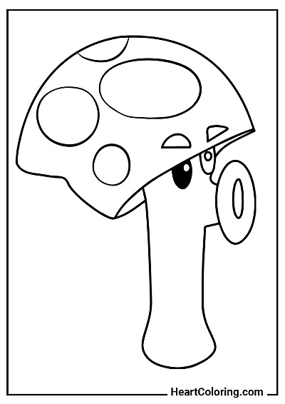 Grzyb-Tchórz Kolorowanka PDF i JPG: Grzyb-Tchórz — online i offline