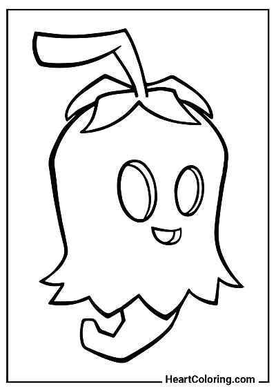 Papryka Duch Papryka Duch — darmowa kolorowanka do druku