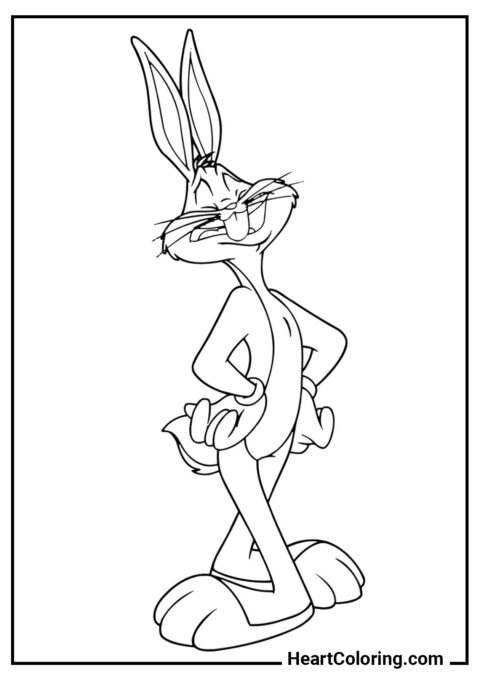 Bugs Bunny - Disegni di Conigli da Colorare