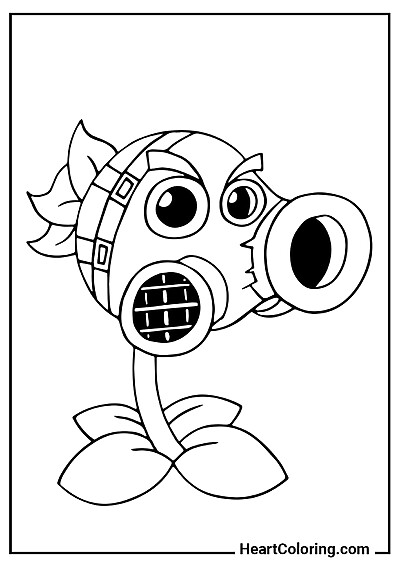 Toksyczny Grochostrzel Oryginalna kolorowanka Toksyczny Grochostrzel — pobierz i wydrukuj