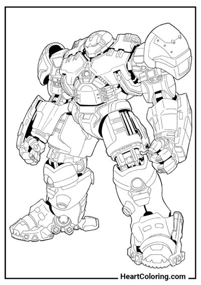 Armure Mark XLIV - Coloriages Iron Man