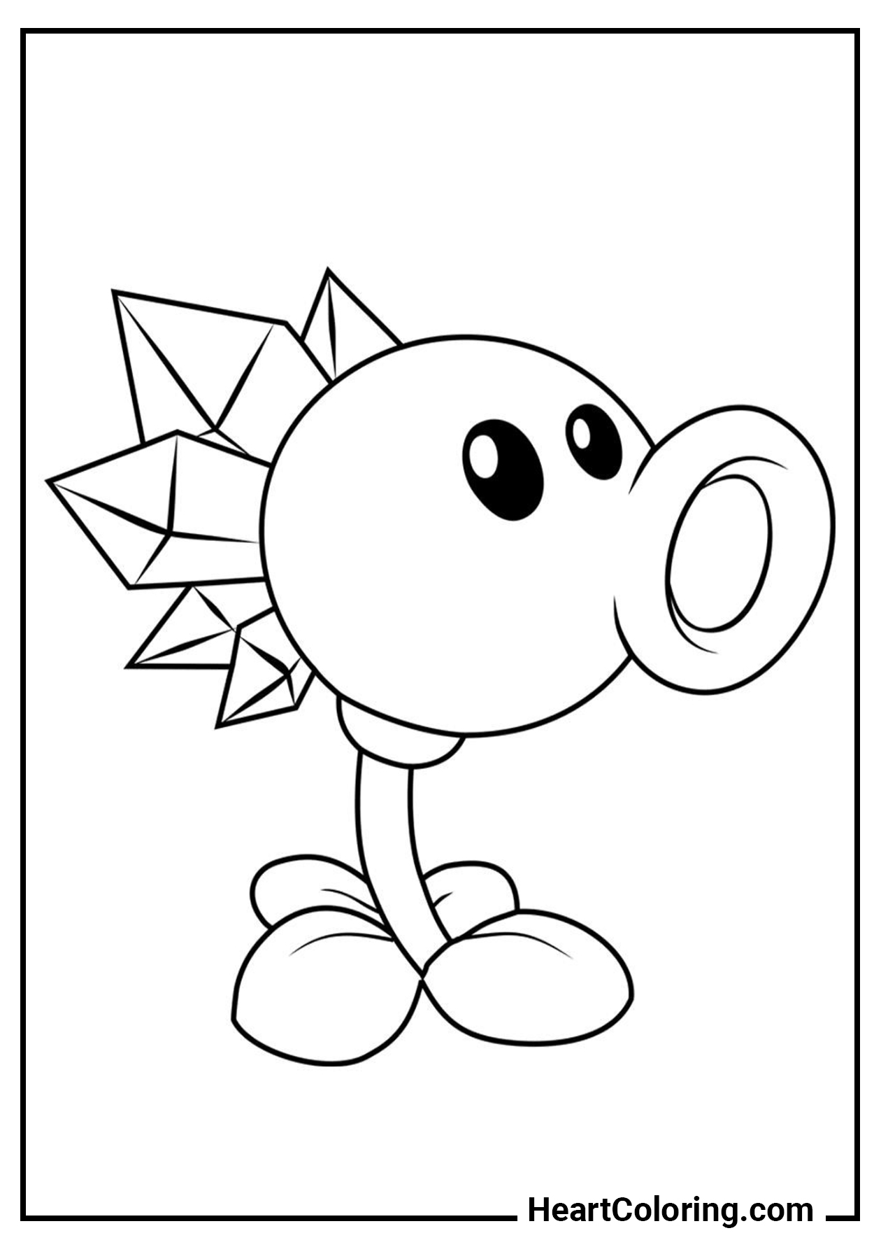 Раскраски Растения против Зомби / Plants vs Zombies free coloring pages