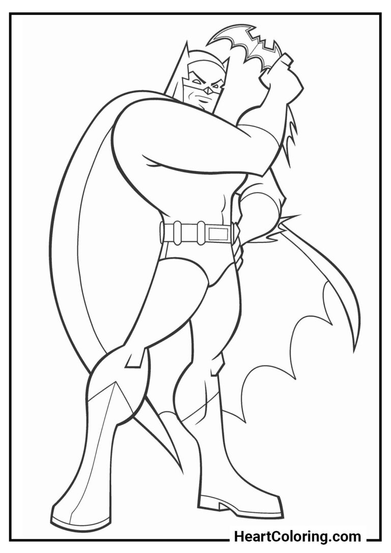 Batman Coloring Pages for Boys | HeartColoring