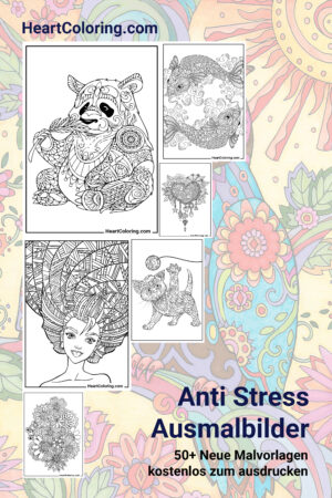 Anti Stress Ausmalbilder