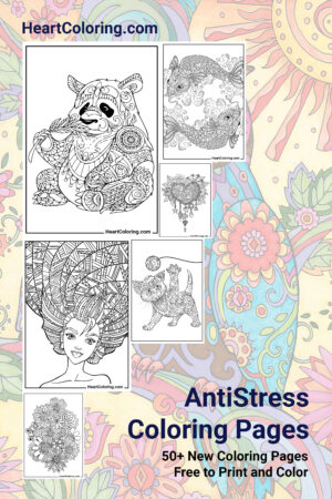 AntiStress Coloring Pages
