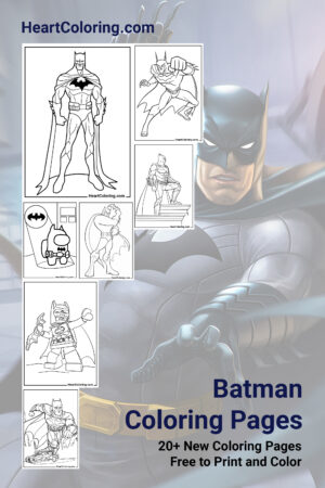 The best free Batman coloring pages