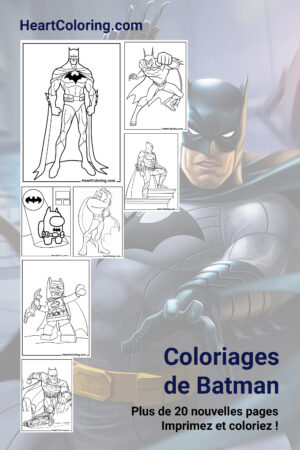 Les meilleurs coloriages gratuits avec Batman