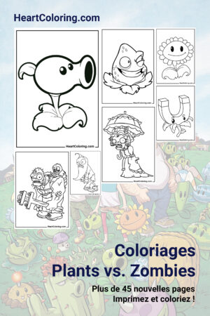 Coloriages Plants vs. Zombies