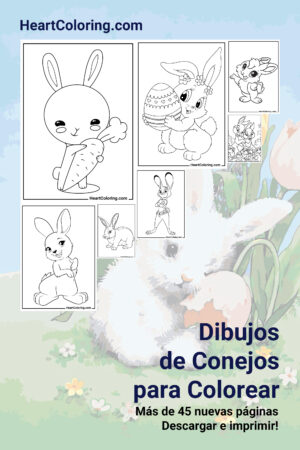 Dibujos de Conejos para Colorear