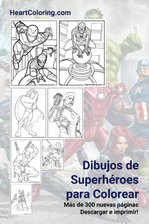 Dibujos de Superhéroes para Colorear