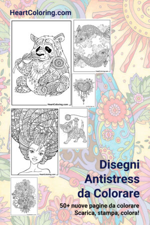 Disegni Antistress da Colorare