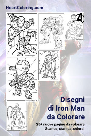 Disegni di Iron Man da Colorare