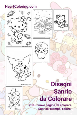 Disegni Sanrio da Colorare