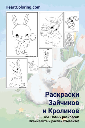 Раскраски Зайчиков и Кроликов