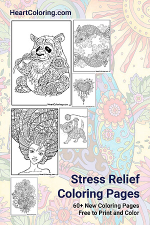 Stress Relief Coloring Pages