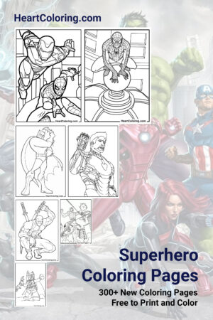 Coloring Pages of Superheroes
