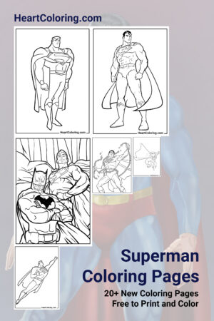 Superman Coloring Pages to Print