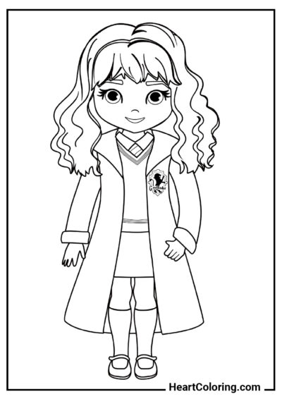 Cartone animato Hermione Granger - Disegni di Harry Potter da Colorare