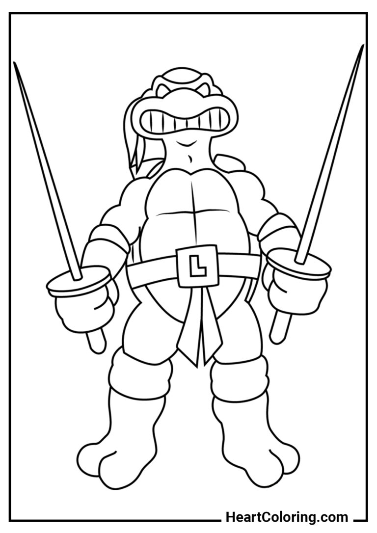 Teenage Mutant Ninja Turtles (TMNT) Coloring Pages to Print