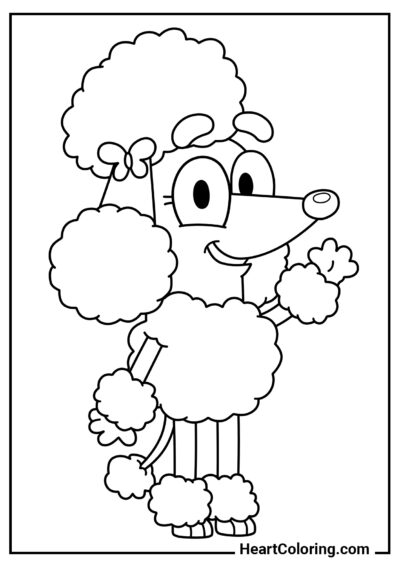 Coco - Desenhos de Bluey para Colorir