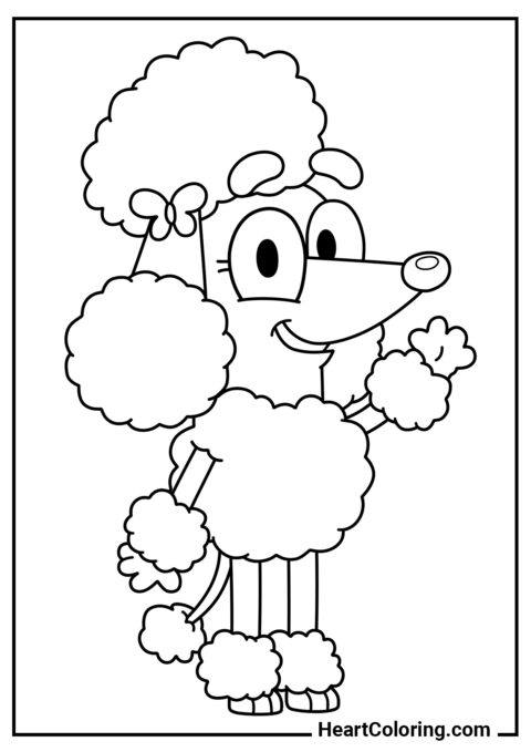 Coco - Desenhos de Bluey para Colorir