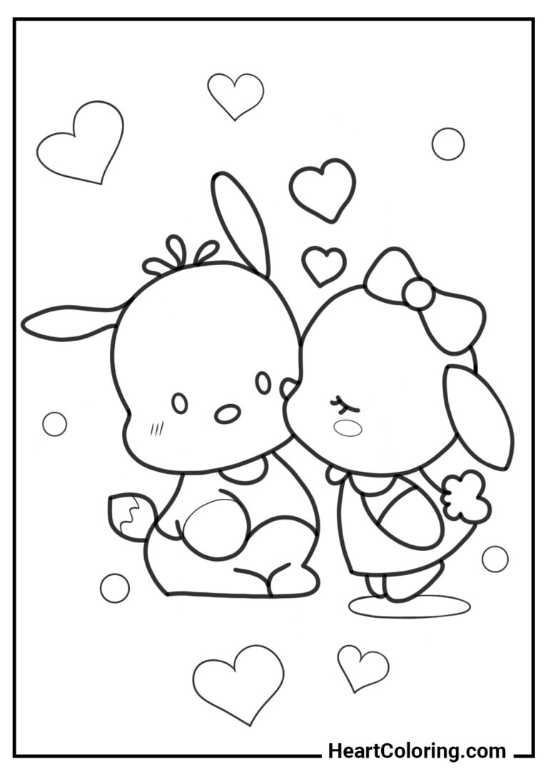 Pochacco coloring pages to print on a4 for free