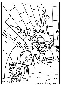 Battle in the Sewer – simple design for young kids