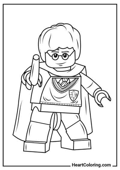 LEGO Harry Potter - Harry Potter Coloring Pages