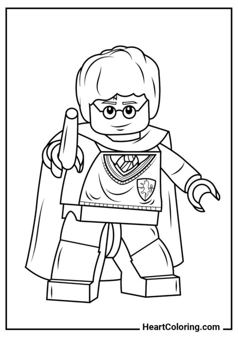 LEGO Harry Potter - Harry Potter Coloring Pages