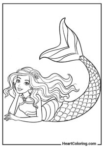 Ariel the Little Mermaid Coloring Pages to Print on A4