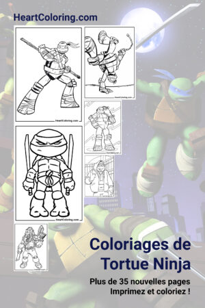 Coloriages Tortues Ninja (TMNT)