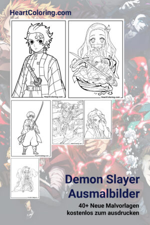 Demon Slayer Ausmalbilder