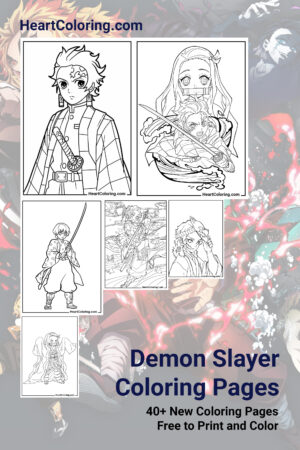 Demon Slayer Coloring Pages