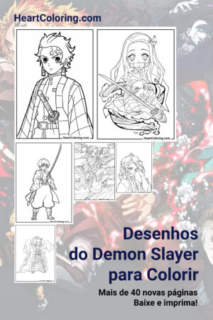 Desenhos do Demon Slayer para Colorir
