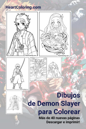 Dibujos de Demon Slayer para Colorear