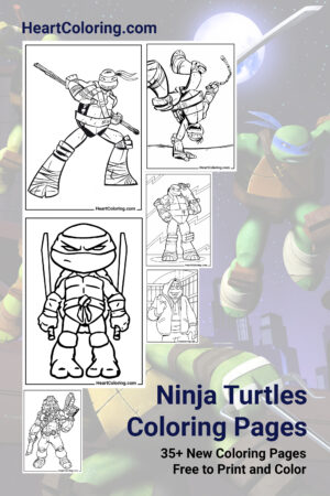 Teenage Mutant Ninja Turtles (TMNT) Coloring Pages