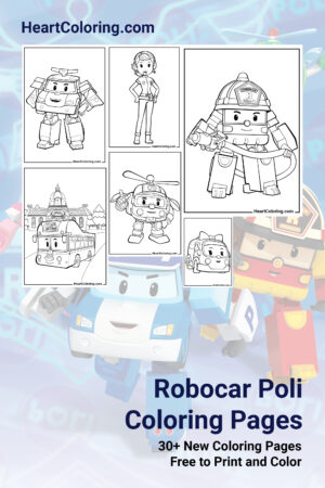 Robocar Poli Coloring Pages