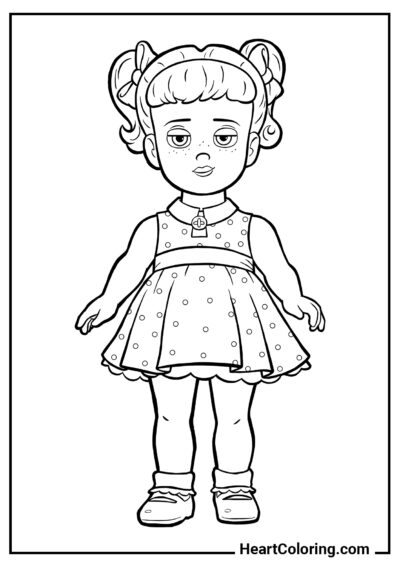 Gabby Gabby - Coloriage Toy Story