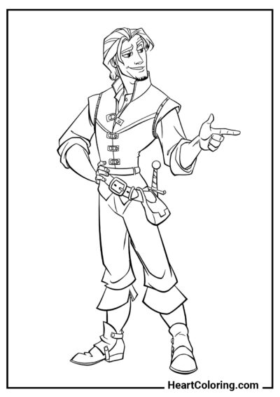 Eugene Fitzherbert - Tangled Coloring Pages